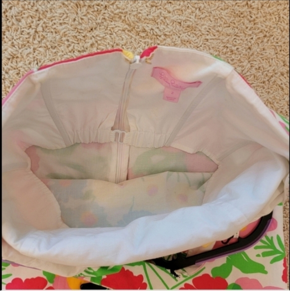 Lilly Pulitzer Lavin Halter Dress Floral Size 2 - Picture 11 of 13